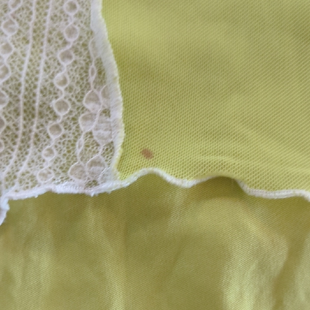 Urban Outfitters Green and White Asymmetrical Midi Skirt - Picture 4 of 5